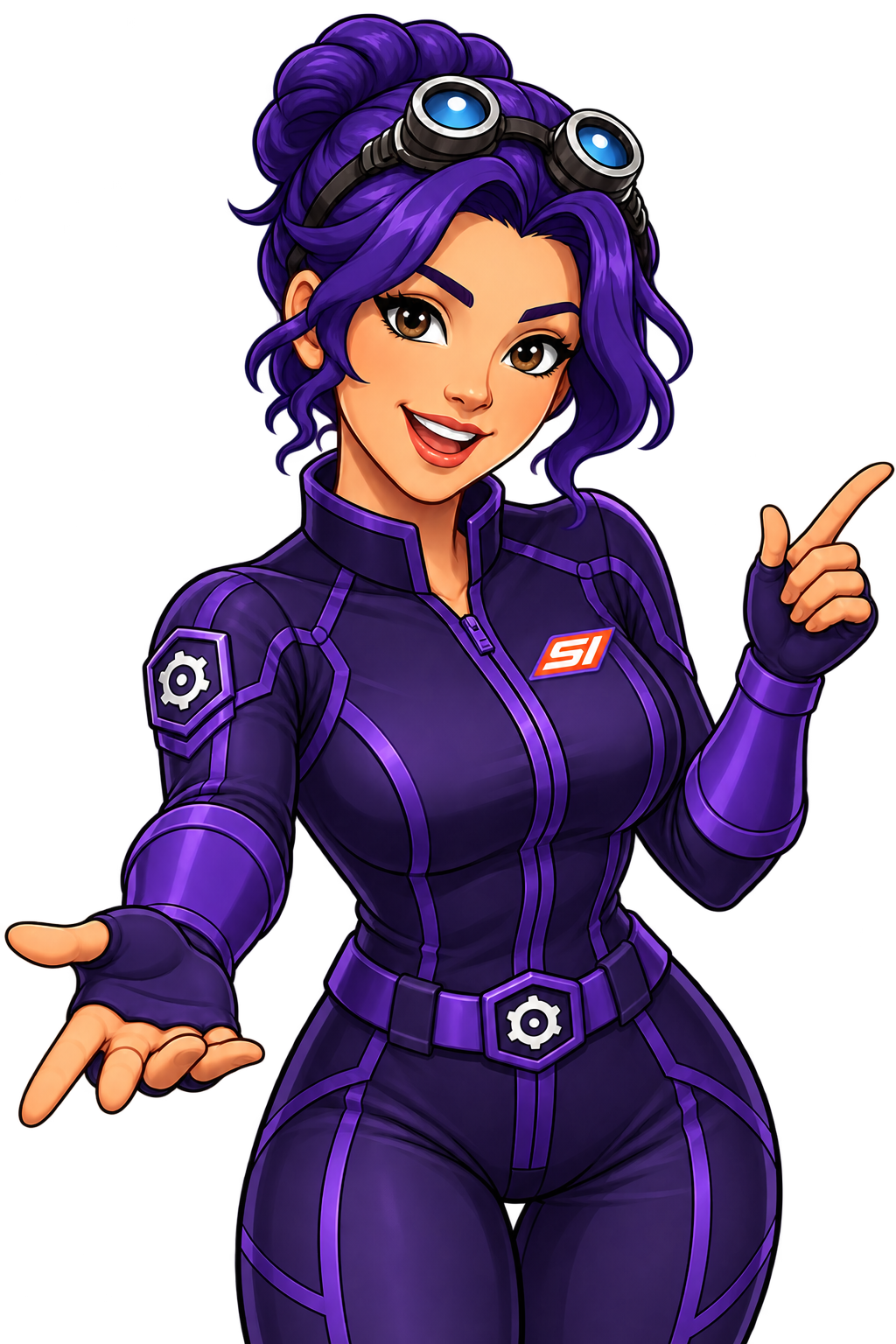Violet inviting visitors to build something smarter with SMORTLER